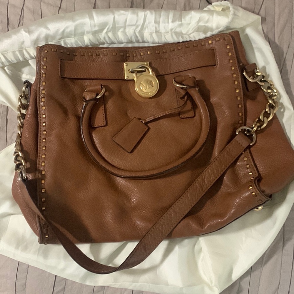 Michael Kors soft leather tote